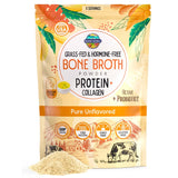 Paradise Naturals 100% Grass-Fed Beef Bone Broth Protein Powder -Active Probiotics- Collagen Peptide Rich, 15g Protein, Non-GMO, Low Sodium, Healthy Skin Hair Joints, Gut Health, Paleo Keto, No Gluten