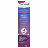 Clearasil Rapid Rescue Spot Treatment Cream Acne Medication Maximum Strength 1oz