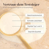 Glow25® Collagen Powder – Premium Collagen Hydrolysate with Type I & III Peptides – Neutral Flavor – 450 g