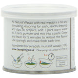Clearspring Organic Japanese Wasabi Powder, 25g (Pack of 3)