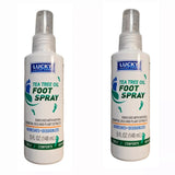 Lucky Super Soft 2 BOTTLES Of   Lucky Super Soft Tea Tree Oil Foot Spray 5 fl. oz.