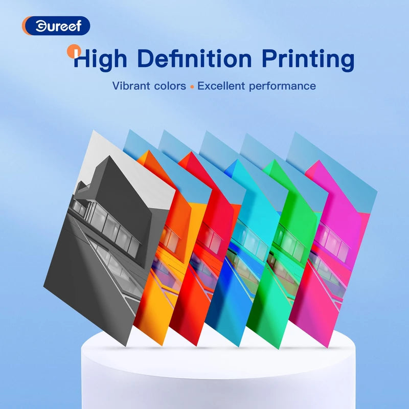 Gureef 953XL Ink Cartridges Multipack for HP 953 for HP 953XL Ink Cartridges for HP Officejet Pro 7720 7740 8710 8715 8720 8730 8210 8716 8719 7730 8218 8718 8725 8728 8740 (Black Cyan Magenta Yellow)