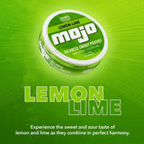 Mojo™ Balanced Energy Pouches | Healthier Energy Drink Alternative | Zero Sugar & Calorie-Free with Ginseng, Yerba Mate, B-Vitamins, and Amino Acids | 15 Pouches Per Can | 5 Cans of Lemon Lime