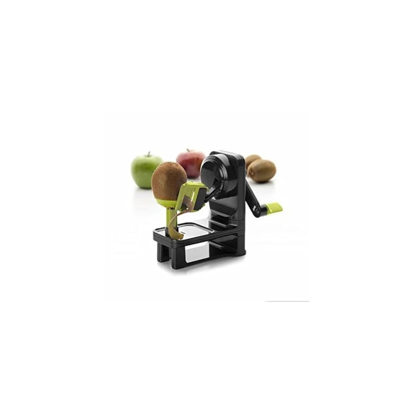 Wenko Kiwi & Apple Peeler 15x7 cm, Black/Green, 15 x 7 x 16 cm