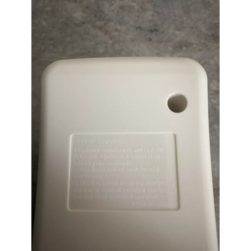 Kichler 337001WH Fan Ceiling Universal Remote Control wi/ Cradle & Battery New