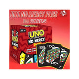 Trendy 2025 "UNO NOMERCY PLUS upgraded game, UNO +10 harsh rules, UNO card game 194 cards TOP BOARDGAME " - Specification: Default