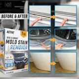 ACTIVE Mold Stain Remover Gel Cleaner - ACTIVE Heavy Duty Stain Cleaner for Front Loader Washing Machine Seal, Bathroom Grout, Shower, Caulk - Front Load Washer Cleaning Solution - 7 Fl Oz