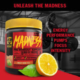 MUTANT Madness | Original Mutant Pre-Workout Powder| High-Intensity Workouts)| 30 Serving | 225 g (.83 lb) | Peach Mango