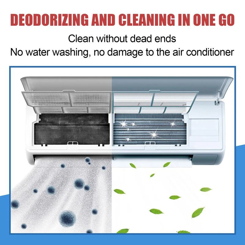 Jue-Fish Air Conditioner cleaner Household air conditioner hanging machine No disassembly no wash Deodorizing descaling foam air conditioner cleaning