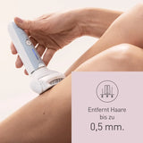 Panasonic ES-EY90-A503 Wet/Dry Epilator, Dual Disc with 60 Tweezers, 90° Swivel Head, 3 Speeds & LED Light, 30 Minutes Operation, Wireless, Hair Remover, Scissors and Foot Care Head
