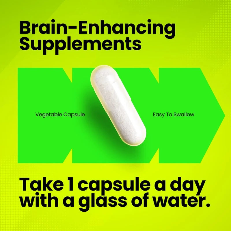 7,8–DHF (Dihydroxyflavone) 25mg Nootropic Supplement | Vegan 60 Capsules 60-Day Supply | for Memory & Learning Boosting, Protects Cognitive Health, Antioxidant Properties | Fitimins