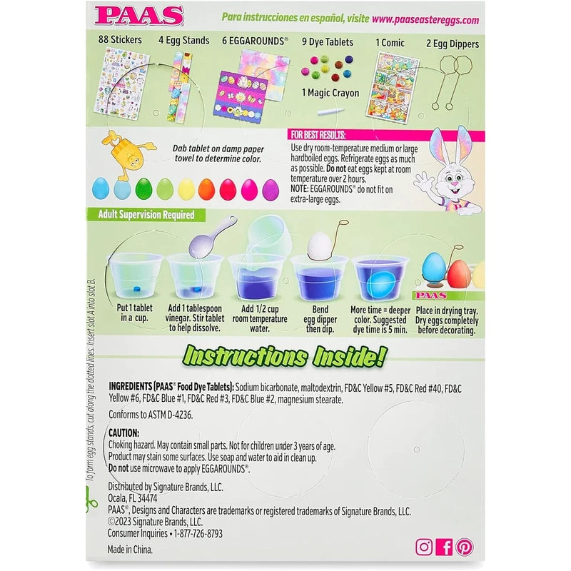 PAAS PAAS Deluxe Easter Egg Decorating Kit (Set of 2) - America's Favorite Easter Tradition