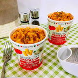 Berruto Individual Pasta Cup 2.4 oz, Pomodoro Mozzarella – Recyclable Microwave Pasta Food Meals – No Palm Oil, Non-Preservatives – (2 Pack)