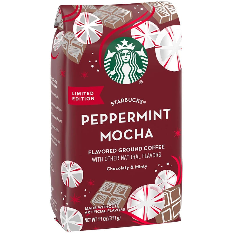 Starbucks Peppermint Mocha Naturally Flavored Ground Coffee