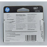 HP Cartucho De Tinta HP 667 (3YM79AL) Ink Cartridge - Black