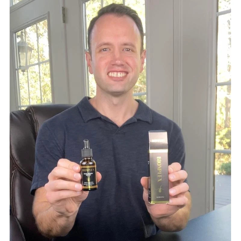 BIONPLEX 100% Organic Hair Growth Serum For Thinning Hair Loss - More Bottles:: 3 Pics