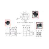 Shop-Vac NEW Genuine ON/OFF Rocker Switch ShopVac Switch Underneath R/G Push Shop Vac.