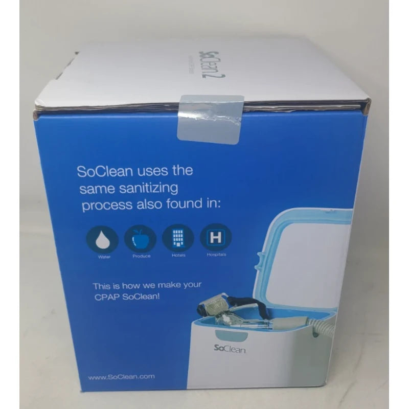 SoClean 2 CPAP Cleaner and Sanitizer, Adapters included. New-Factory Sealed