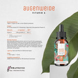 Vitamin A Drops High Dose – Introductory Price – 5000 IU (1500 μg) per Daily Dose – Vegan – Vitamin A Liquid – Made in Germany – Retinol Natural Feast for Eyes, 1700 Drops, 50 ml