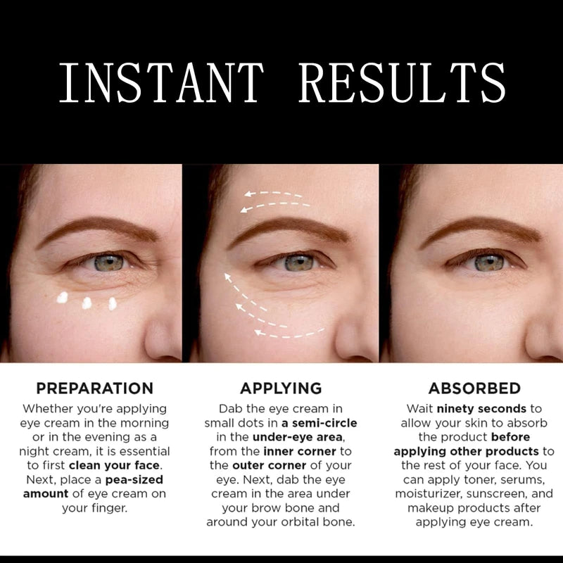 Celyn Instant Firm Eye Tightener, Ksndurn Eye Bag Cream - Reduce Eye Bags, Fade Fine Lines, Dark Circles, Tightens & Smoothes Fine Lines (2Pcs x 30ml)