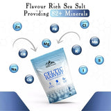 Mystic Nature Celtic Harvest Fine Ground Sea Salt - 1.1lb - 18oz | Rich in 82+ Essential Minerals | Organic 100% Natural & Unrefined | Hand Harvested Celtic Crystals from France