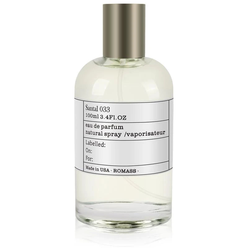 ROMASS Santal 033 Unisex EDP de Parfum Spray, 100ML/3.4 Ounce
