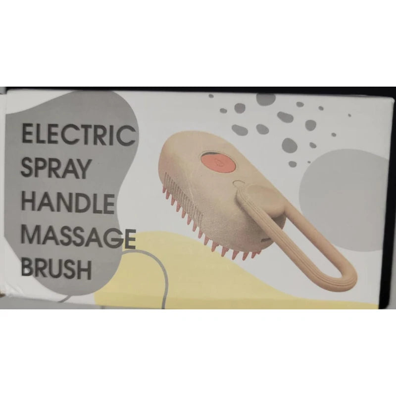 N/A Electric Spray Handle Massage Brush3-in-1 Steam Grooming Brush by QIZLE NEW