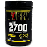 Universal Nutrition AMINO 2700 enthält hochwirksame Aminosäurergänzung in L-Form & peptidengebundene Aminosäuren, für den Aufbau von Kraft & Erhöhung der fettfreien Muskelmasse, 350 Tabletten