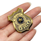 KHBKFW Police Badge Pin Officer Judy Badge Police Badge Brooch For Women, 1