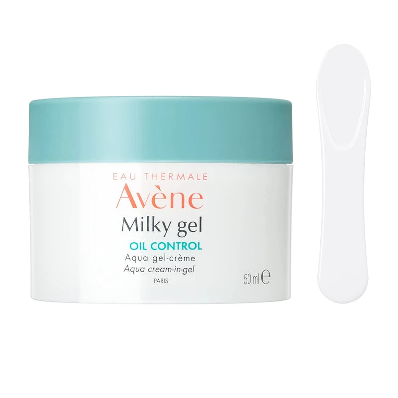 Avene Milky Gel Oil Control All-in-One Body, 1.7 fl oz (50 ml), Refreshing, Non-Sticky