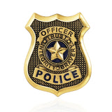 KHBKFW Police Badge Pin Officer Judy Badge Police Badge Brooch For Women, 1