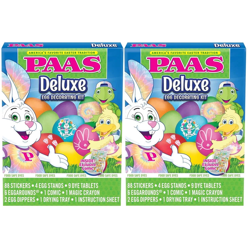 PAAS PAAS Deluxe Easter Egg Decorating Kit (Set of 2) - America's Favorite Easter Tradition