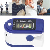 Fingertip Pulse Oximeter LED Dispaly Blood Oxygen Saturation Heart Rate Monitor with Strap