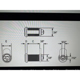 Medeco New Medeco 72S Cam Lock, High Security with 2 Keys