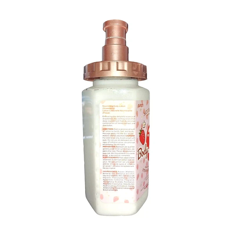 PUNCH Strawberry Smoothing Body Lotion with Honey Extract & Shea - 16.9fl oz