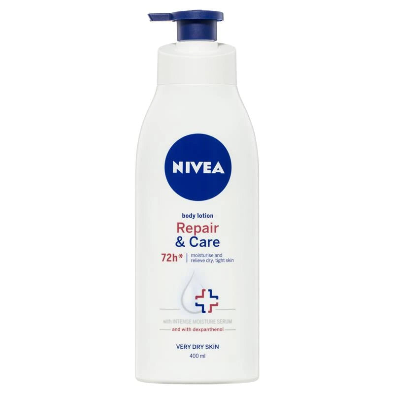 NIVEA Repair & Care Body Lotion Moisturiser 72H 400ml