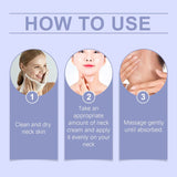 HOYGI Neck Firming Cream, Anti Aging Smooth Tighten Skin Wrinkles Lift and Firm Cream for Sagging Skin and Neck Moisturizing, 1.76 oz