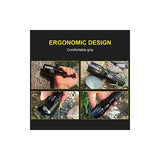 Lumitact G700 Led Torch Rechargeable Super Bright Led Tactical Flashlight 300000 Lumen Zoomable Handheld Torches for Camping Hiking Emergency