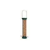 Droll Yankees New Generation Peanut Feeder, Wild Bird Feeder, 13-Inch, 1 lb Nut Capacity,Green
