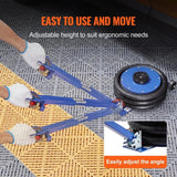 VEVOR Air Jack, 5 Ton/11000 lbs Triple Bag Air Jack, Airbag Jack with Six Steel Pipes, Lift up to 18.5 inch/470 mm, 3-5 s Fast Lifting Pneumatic Jack, with Adjustable Handle for Car, Garage, Repair，vevor air jack - Model: 5 T - Blue - Adjustable Long Han