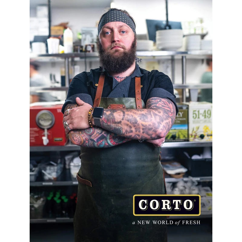 Corto TRULY | 100% Extra Virgin Olive Oil | Floral Notes | Cold Extracted in State-of-the-Art Mill | Straight from Official Corto Olive Groves & Oil Producer | Oxygen-Free, Light Free FlavorLock Box