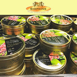 Simpkins Strawberry and Cream Candy - Strawberry Cream Hard Candy - All Natural British Sweets & Old Fashioned Candy - Strawberry Drops in English Candy Drops Tin Without Artificial Flavor (7 oz)