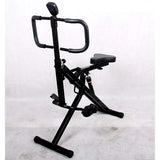 Power Rider Total Crunch Abdominal AB Core Fitness Upright Squat Glutes Exercise Home Gym Workout Machine Full Body Core Training Fitness System 12 Hydraulic Adjustable Levels Cardio Strength Training