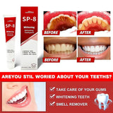 NASHUDA SP-8 Probiotic WhiteningToothpaste removes stains,Balances oral microbes, prevents cavitiesand freshens breath - Specification: 1PCS
