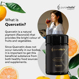 PUROVITALIS Liposomal Quercetin 125mg, 30 Servings (30 Vegan Capsules), High Purity Anti-ageing, Antioxidant Supplement