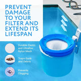 Impresa [20-Pack] Pool Skimmer Socks - Excellent Savers for Pool Baskets and Skimmers