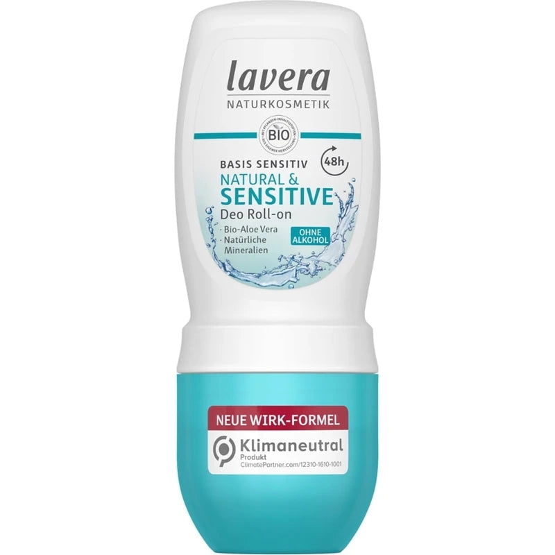 lavera  NATURAL & SENSITIVE Basis Sensitiv Deodorant Roll-On, 50 ml