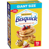 General Mills Betty Crocker Bisquick Pancake and Baking Mix, Original, Makes About 145 Pancakes, Giant Size, 96 oz