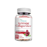 Nature Glow Glutathione Collagen Glow Cranberry 60 Organic Gummies
