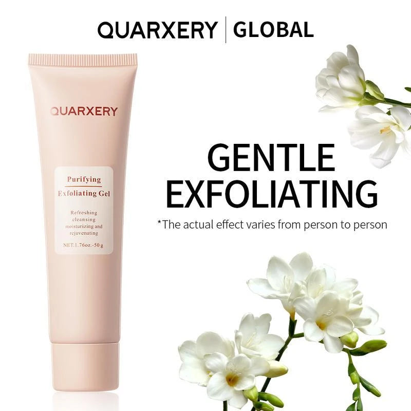 QUARXERY Facial Purifying Exfoliating Gel 50g Skincare Skin Repair DeepCleansing Facial Gel, Facial Skin - Specification: 1pc